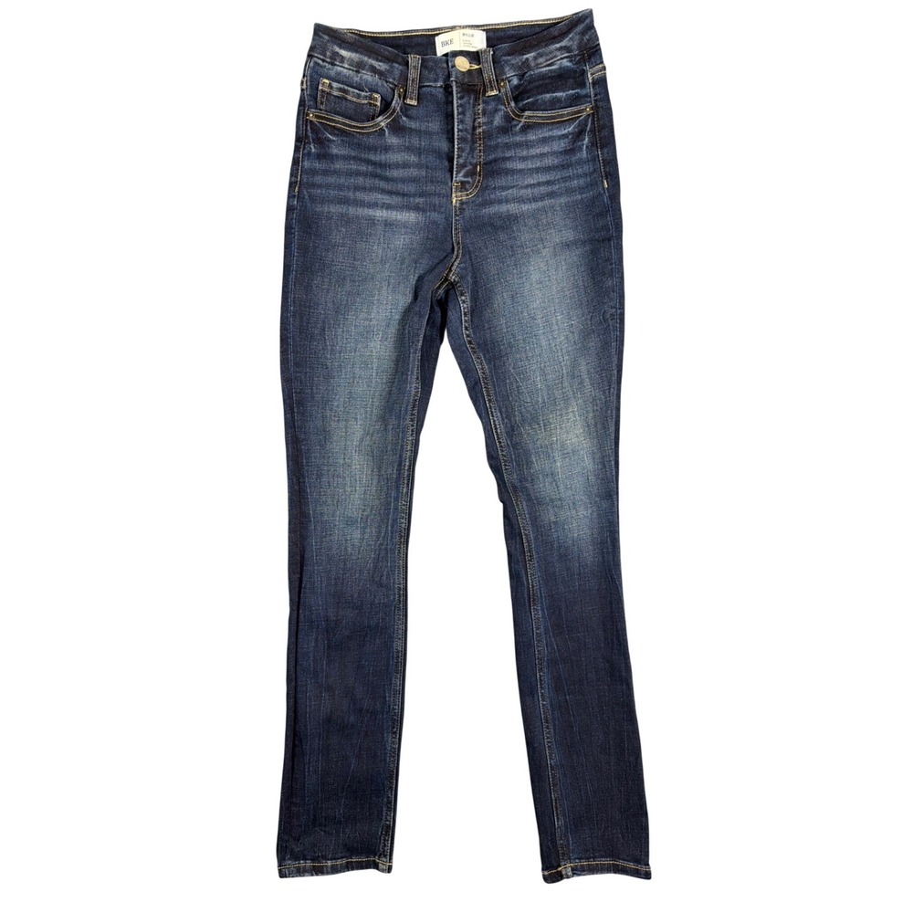 BKE Billie High Rise Slim Fit Classic Skinny Jeans Dark Wash 25x30 Womens‎